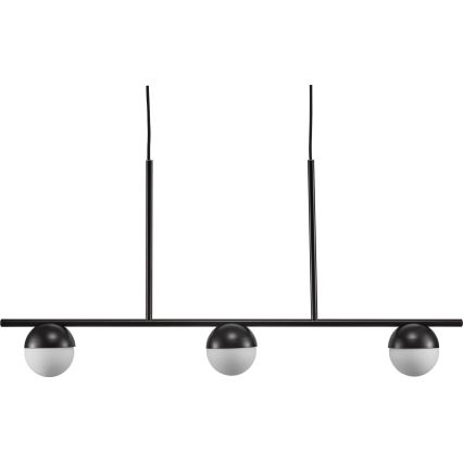 Nordlux - Luster na sajli CONTINA 3xG9/5W/230V crno
