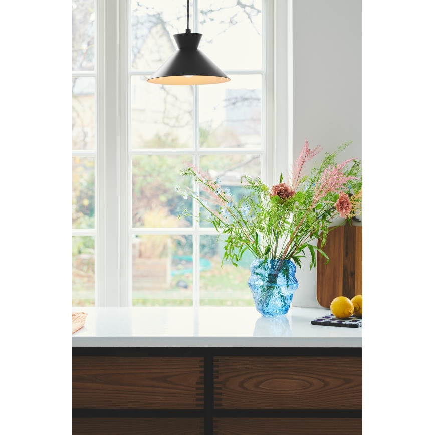 Nordlux - Luster na sajli DIAL 1xE27/40W/230V pr. 25 cm crno