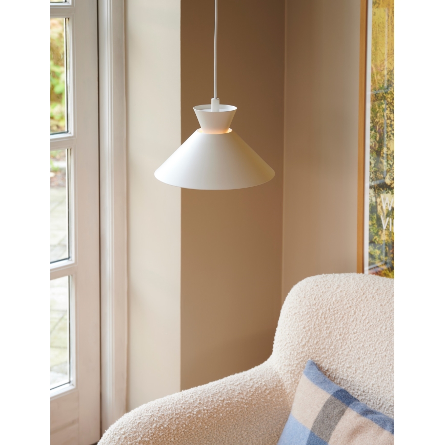 Nordlux - Luster na sajli DIAL 1xE27/40W/230V pr. 25 cm bela