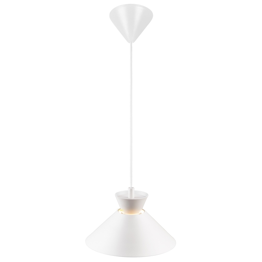 Nordlux - Luster na sajli DIAL 1xE27/40W/230V pr. 25 cm bela