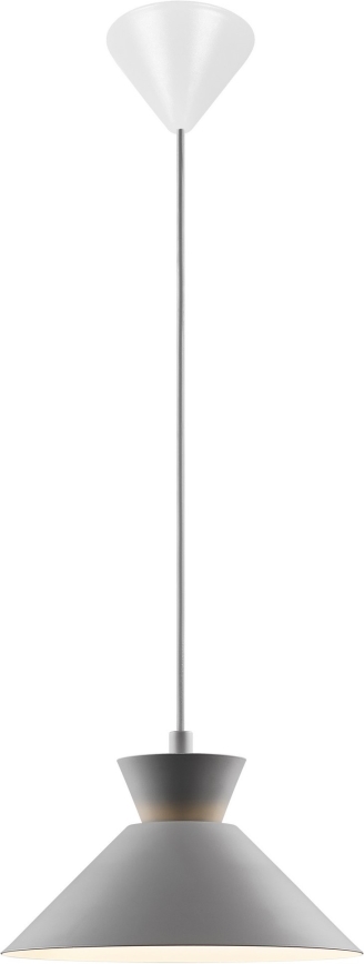 Nordlux - Luster na sajli DIAL 1xE27/40W/230V pr. 25 cm sivo