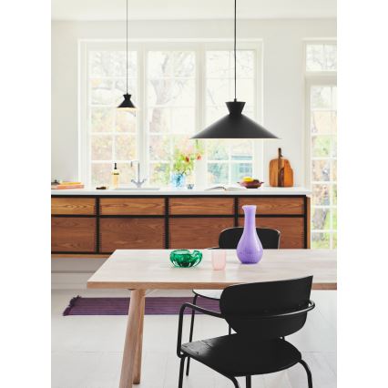 Nordlux - Luster na sajli DIAL 1xE27/40W/230V pr. 45 cm crno