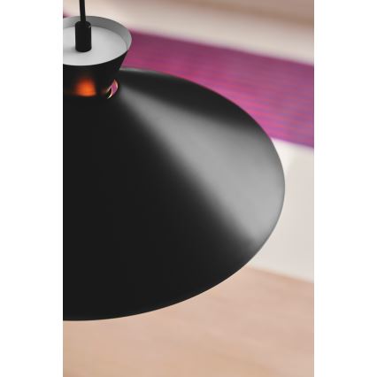 Nordlux - Luster na sajli DIAL 1xE27/40W/230V pr. 45 cm crno