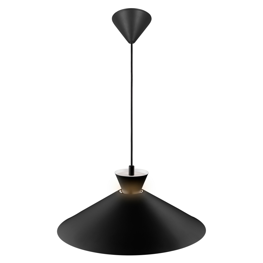 Nordlux - Luster na sajli DIAL 1xE27/40W/230V pr. 45 cm crno