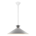 Nordlux - Luster na sajli DIAL 1xE27/40W/230V pr. 45 cm sivo