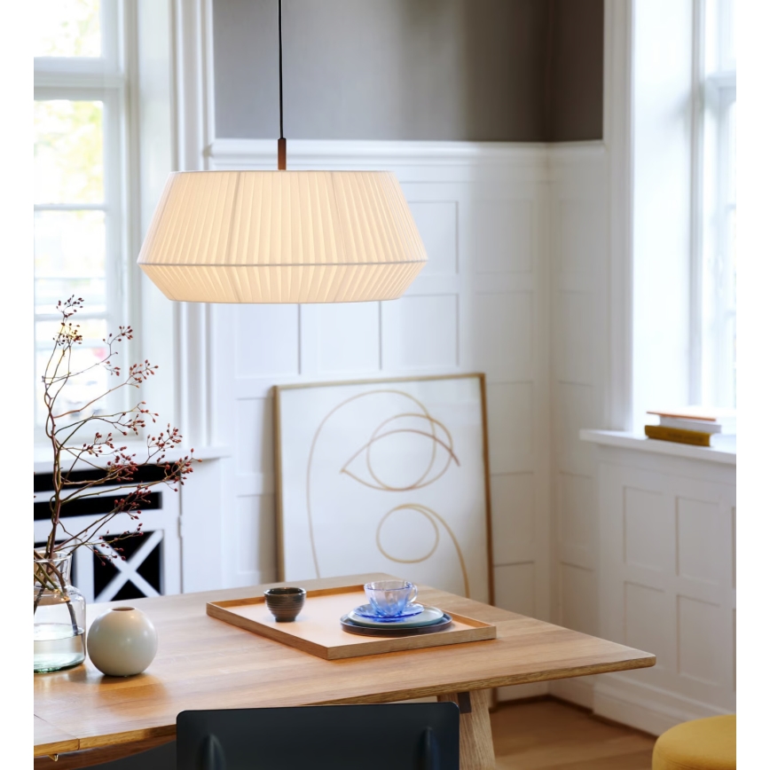 Nordlux - Luster na sajli DICTE 1xE27/60W/230V pr. 53 cm bela
