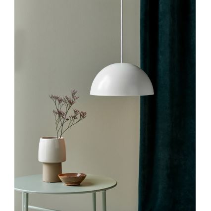 Nordlux - Luster na sajli ELLEN 1xE27/40W/230V pr. 30 cm bela