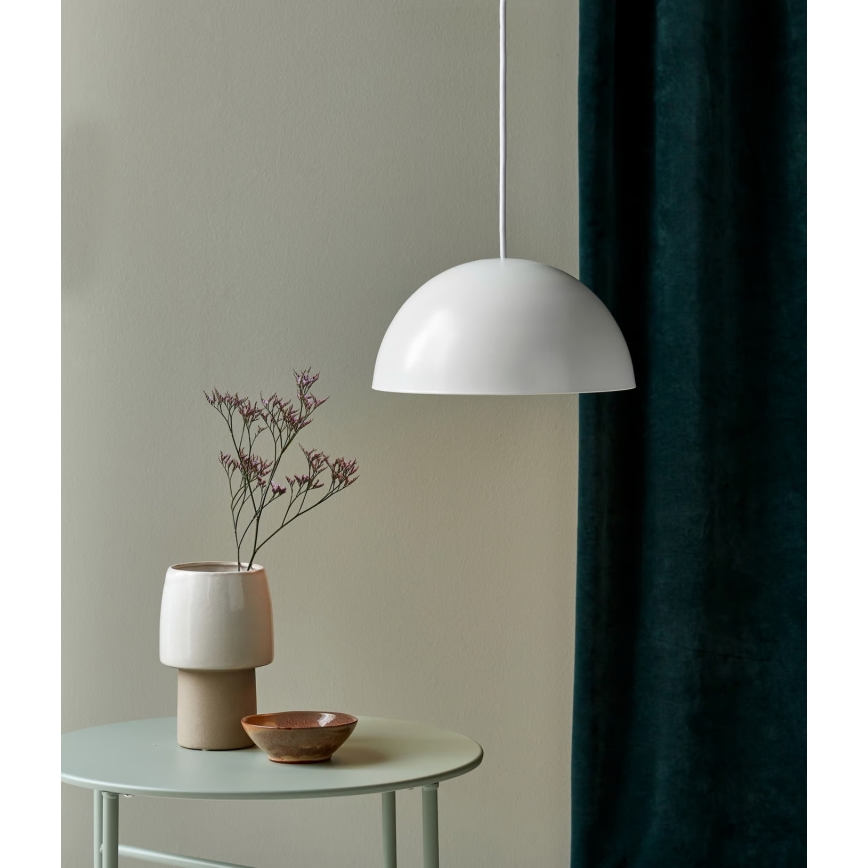 Nordlux - Luster na sajli ELLEN 1xE27/40W/230V pr. 30 cm bela