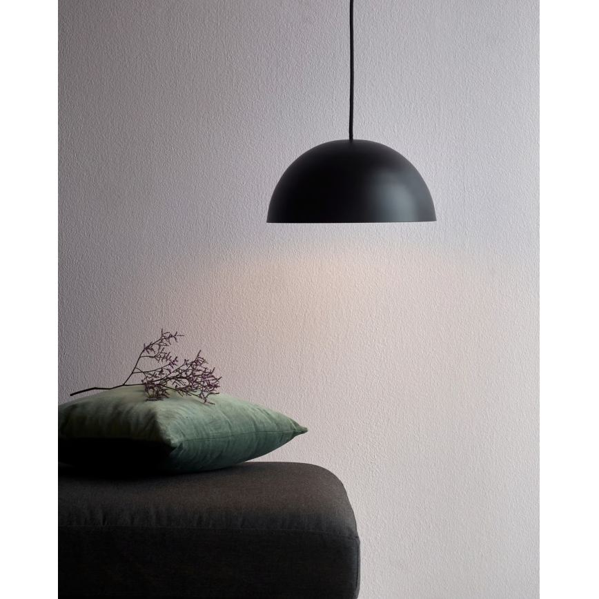 Nordlux - Luster na sajli ELLEN 1xE27/40W/230V pr. 30 cm crno