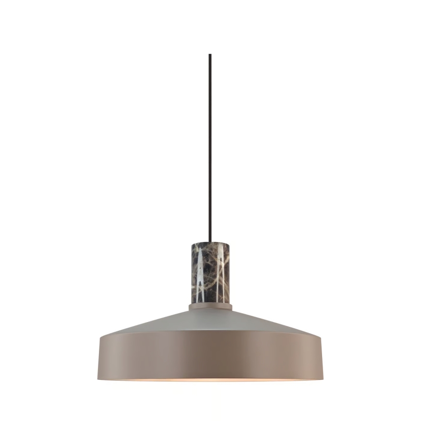 Nordlux - Luster na sajli ELVAS 1xE27/60W/230V pr. 37,5 cm braon
