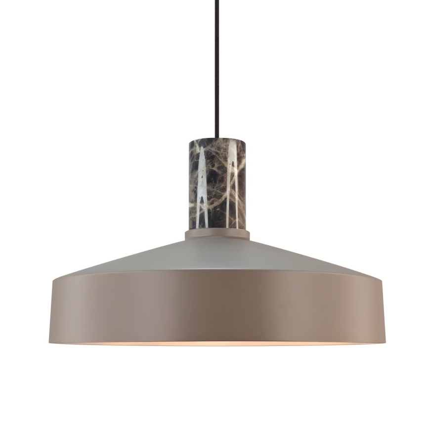 Nordlux - Luster na sajli ELVAS 1xE27/60W/230V pr. 37,5 cm braon