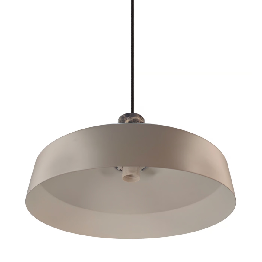 Nordlux - Luster na sajli ELVAS 1xE27/60W/230V pr. 37,5 cm braon
