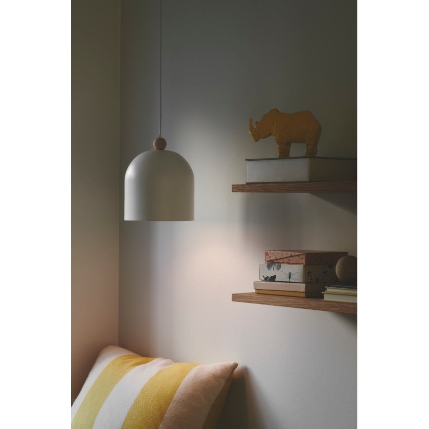 Nordlux - Luster na sajli GASTON 1xE27/40W/230V bela