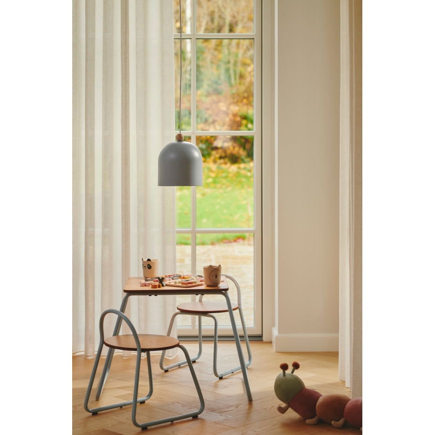 Nordlux - Luster na sajli GASTON 1xE27/40W/230V plava/bela
