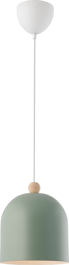 Nordlux - Luster na sajli GASTON 1xE27/40W/230V zelena/bela