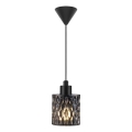 Nordlux - Luster na sajli HOLLYWOOD 1xE27/60W/230V pr. 10,8 cm dimno