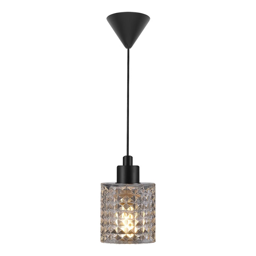 Nordlux - Luster na sajli HOLLYWOOD 1xE27/60W/230V pr. 10,8 cm prozirna