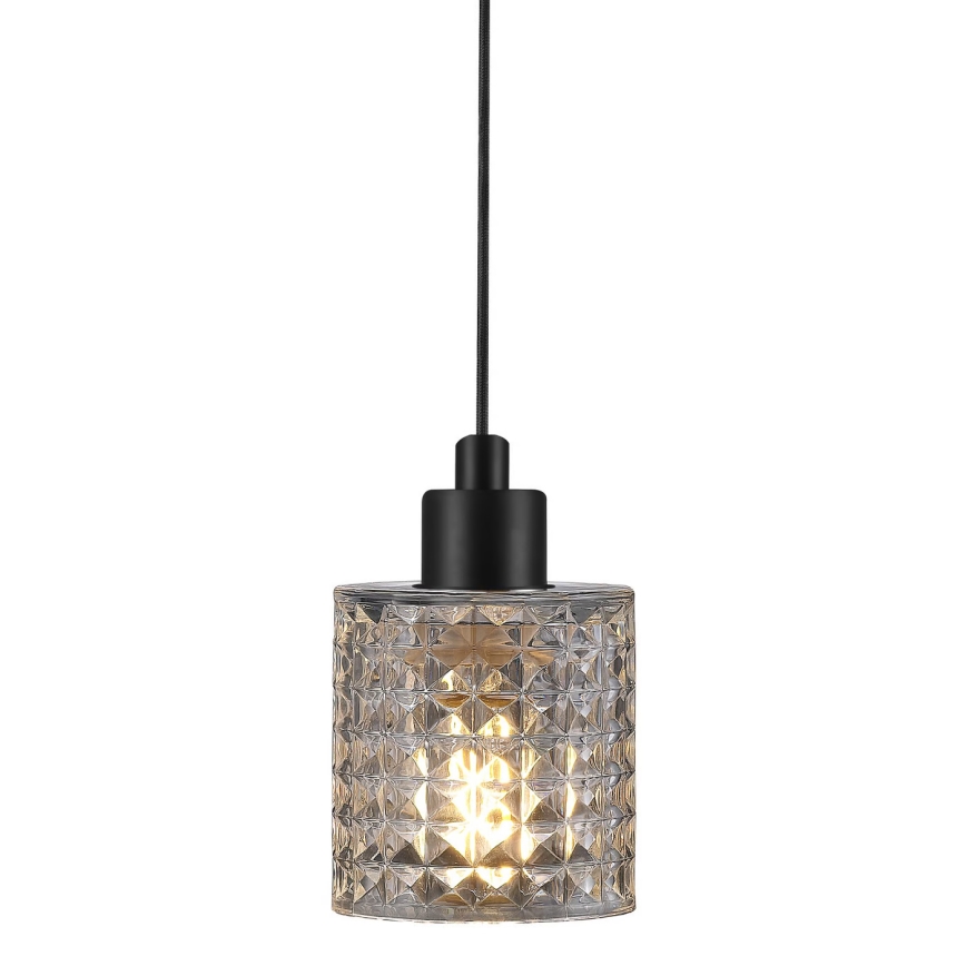 Nordlux - Luster na sajli HOLLYWOOD 1xE27/60W/230V pr. 10,8 cm prozirna