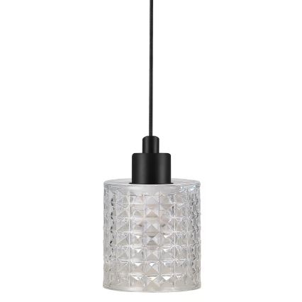 Nordlux - Luster na sajli HOLLYWOOD 1xE27/60W/230V pr. 10,8 cm prozirna