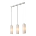 Nordlux - Luster na sajli MIELLA 3xE27/25W/230V bela