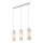 Nordlux - Luster na sajli MIELLA 3xE27/25W/230V bela
