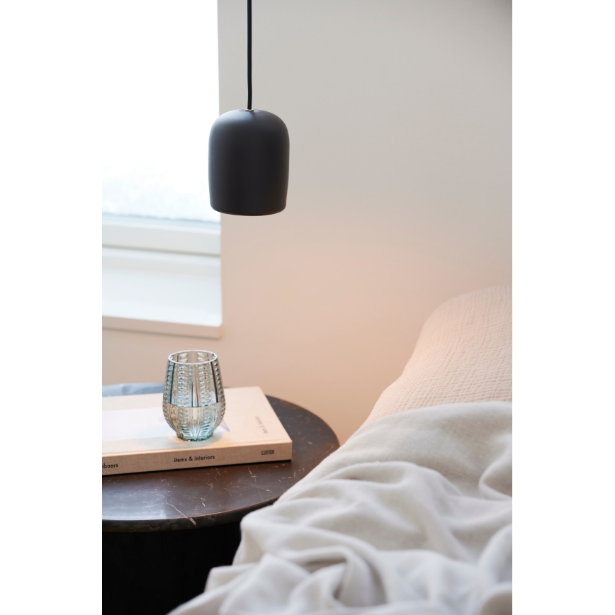 Nordlux - Luster na sajli NOTTI 1xE27/25W/230V crno
