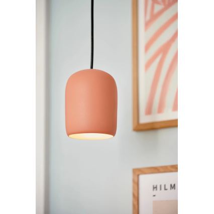 Nordlux - Luster na sajli NOTTI 1xE27/25W/230V pr. 12,5 cm narandžasta