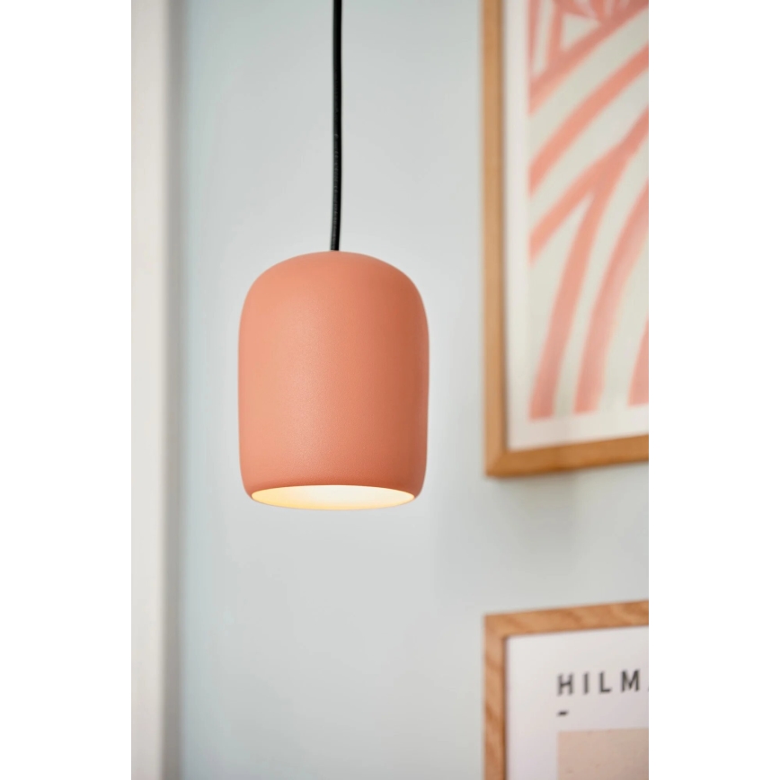 Nordlux - Luster na sajli NOTTI 1xE27/25W/230V pr. 12,5 cm narandžasta