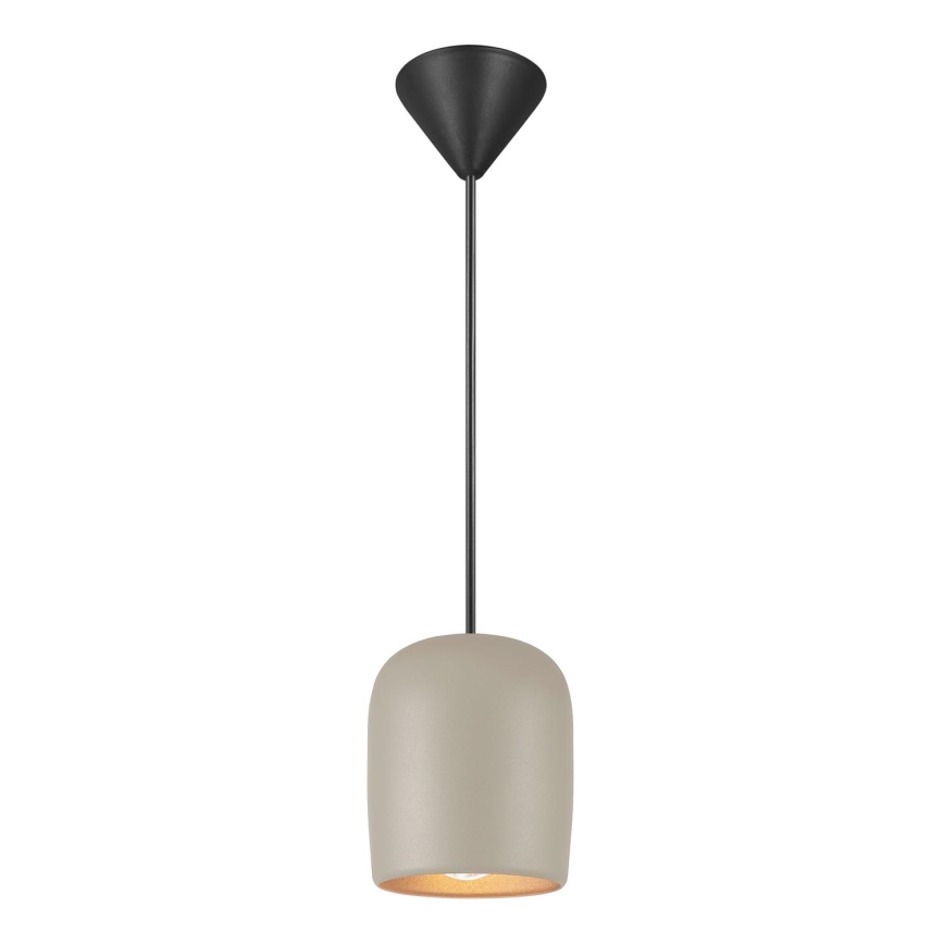 Nordlux - Luster na sajli NOTTI 1xE27/25W/230V sivo
