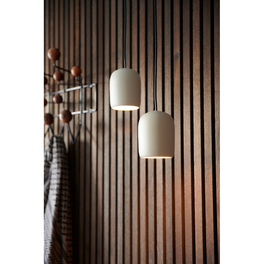 Nordlux - Luster na sajli NOTTI 1xE27/25W/230V sivo