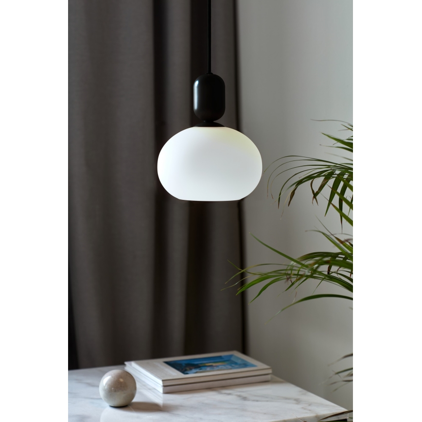Nordlux - Luster na sajli NOTTI 1xE27/40W/230V crno