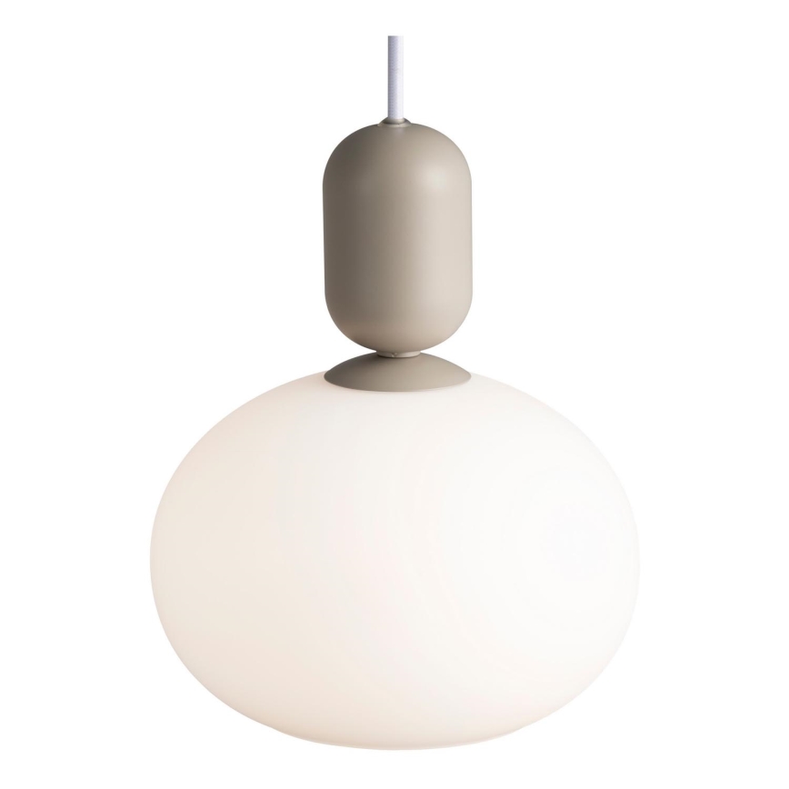 Nordlux - Luster na sajli NOTTI 1xE27/40W/230V sivo