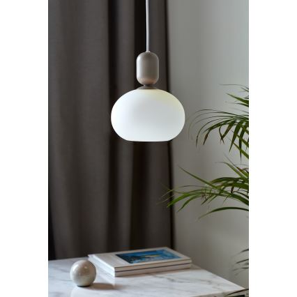 Nordlux - Luster na sajli NOTTI 1xE27/40W/230V sivo