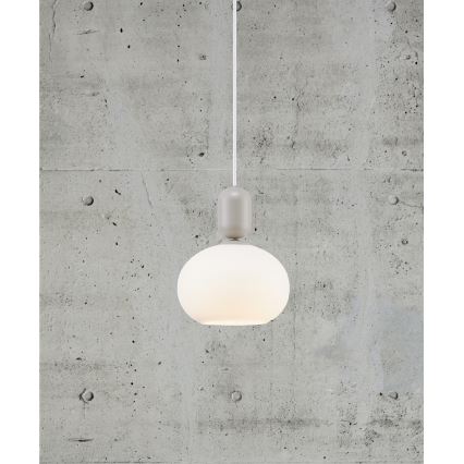 Nordlux - Luster na sajli NOTTI 1xE27/40W/230V sivo