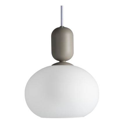 Nordlux - Luster na sajli NOTTI 1xE27/40W/230V sivo