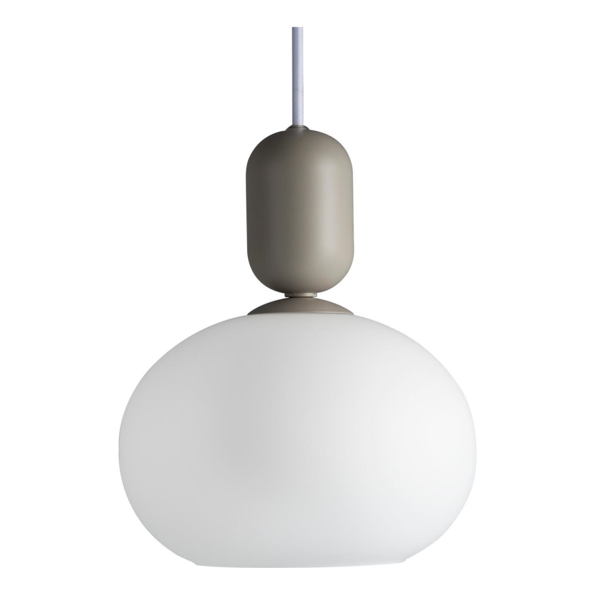 Nordlux - Luster na sajli NOTTI 1xE27/40W/230V sivo