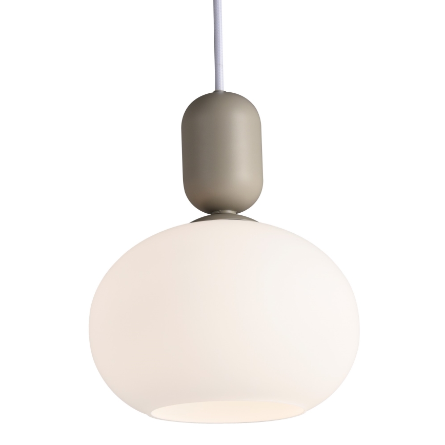 Nordlux - Luster na sajli NOTTI 1xE27/40W/230V sivo