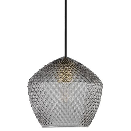 Nordlux - Luster na sajli ORBIFORM 1xE27/40W/230V crno/sivo