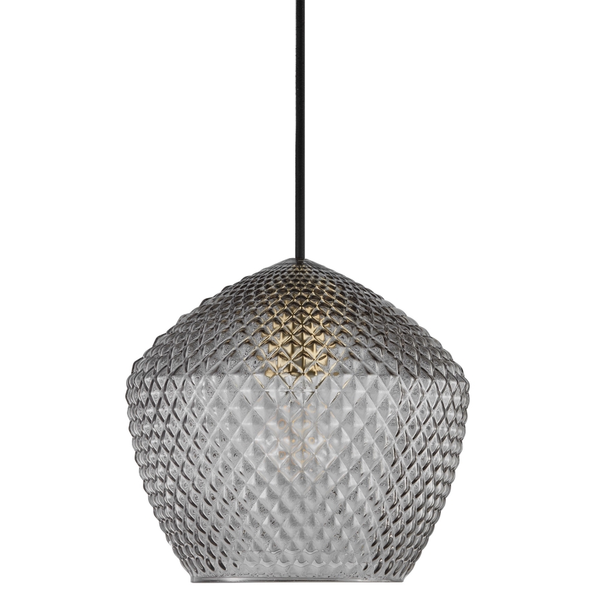 Nordlux - Luster na sajli ORBIFORM 1xE27/40W/230V crno/sivo