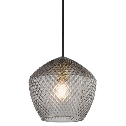 Nordlux - Luster na sajli ORBIFORM 1xE27/40W/230V crno/sivo