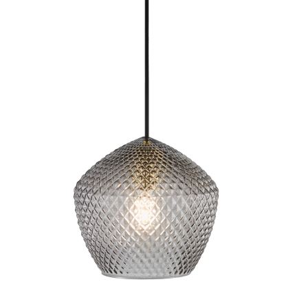 Nordlux - Luster na sajli ORBIFORM 1xE27/40W/230V crno/sivo