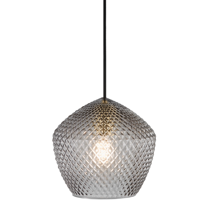 Nordlux - Luster na sajli ORBIFORM 1xE27/40W/230V crno/sivo