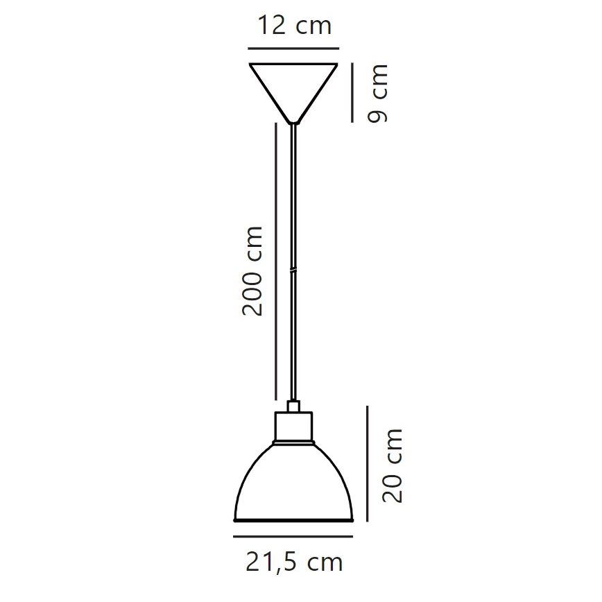 Nordlux - Luster na sajli POP 1xE27/40W/230V bež