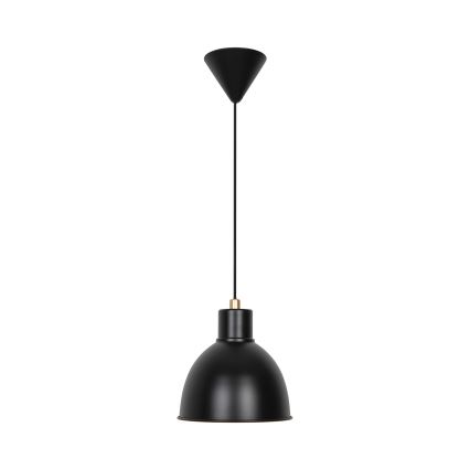 Nordlux - Luster na sajli POP 1xE27/40W/230V crno/zlatna