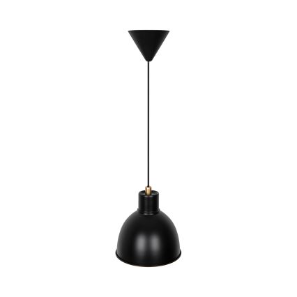 Nordlux - Luster na sajli POP 1xE27/40W/230V crno/zlatna