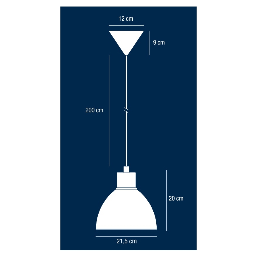 Nordlux - Luster na sajli POP 1xE27/40W/230V crno/zlatna