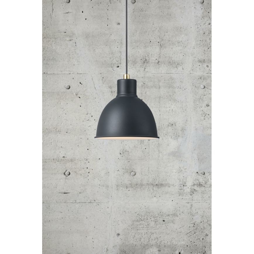Nordlux - Luster na sajli POP 1xE27/60W/230V crni