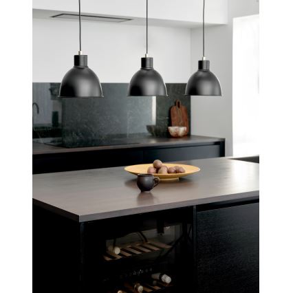 Nordlux - Luster na sajli POP 3xE27/40W/230V crno/zlatna