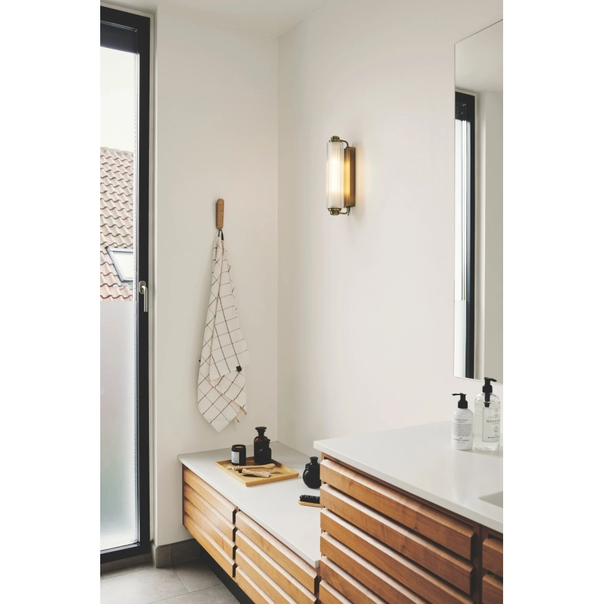 Nordlux - Osvetljenje za kupatilsko ogledalo NIMAL 2xE14/25W/230V IP44 mesing