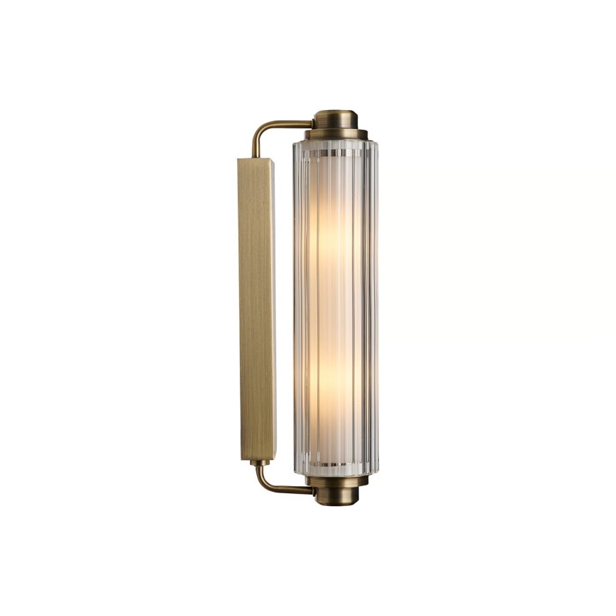 Nordlux - Osvetljenje za kupatilsko ogledalo NIMAL 2xE14/25W/230V IP44 mesing
